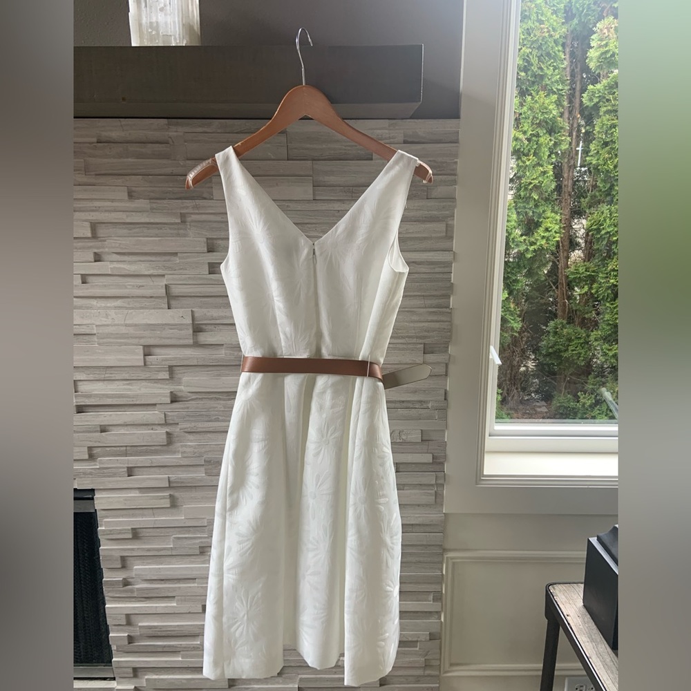 NWT white Tahari dress - Picture 2 of 5